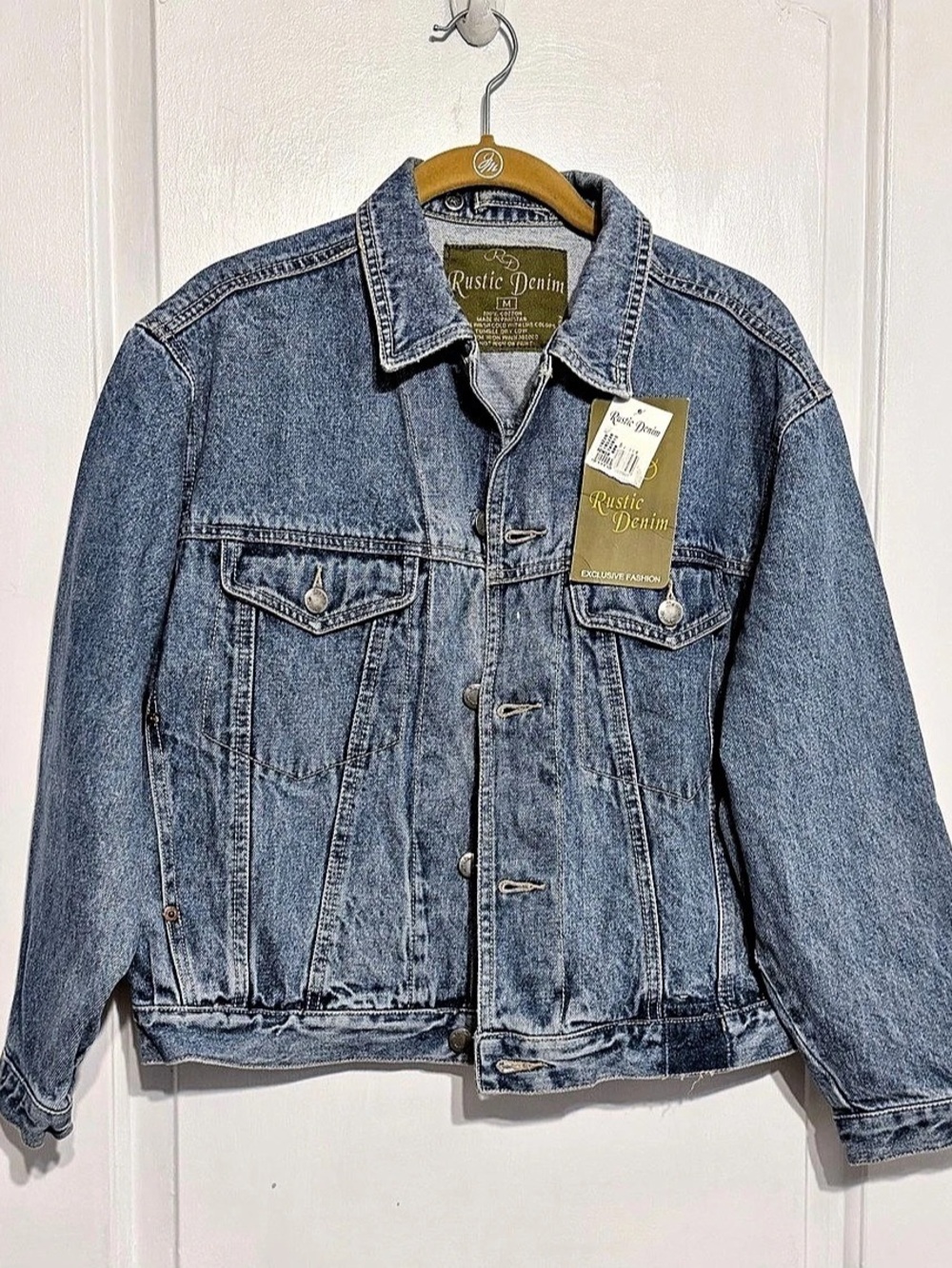 Rustic Denim Jean Jacket Denim Jacket Size Medium NWT sz med
